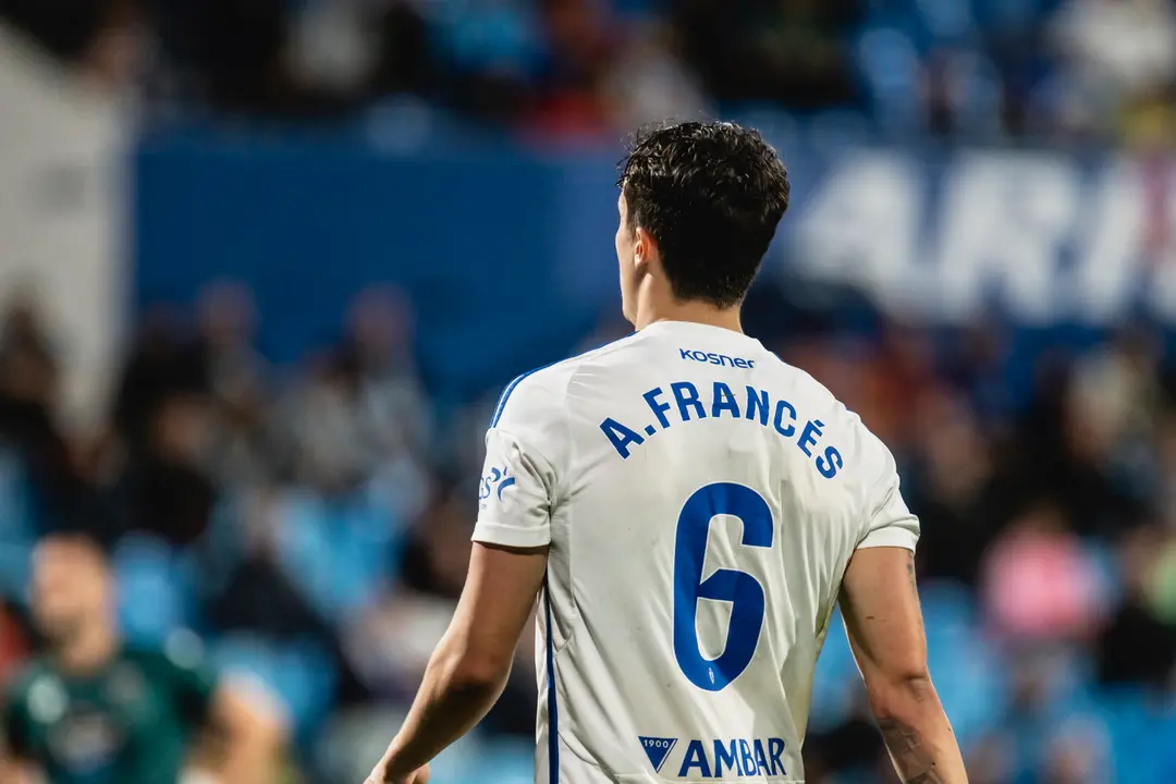 Alejandro Franc&eacute;s con el Real Zaragoza / MARCOS CEBRI&Aacute;N
