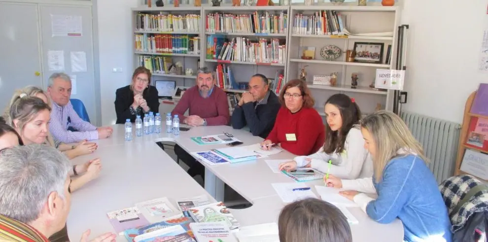 Docentes portugueses en un centro de Andorra, en el marco de un proyecto Erasmus+ / DGA