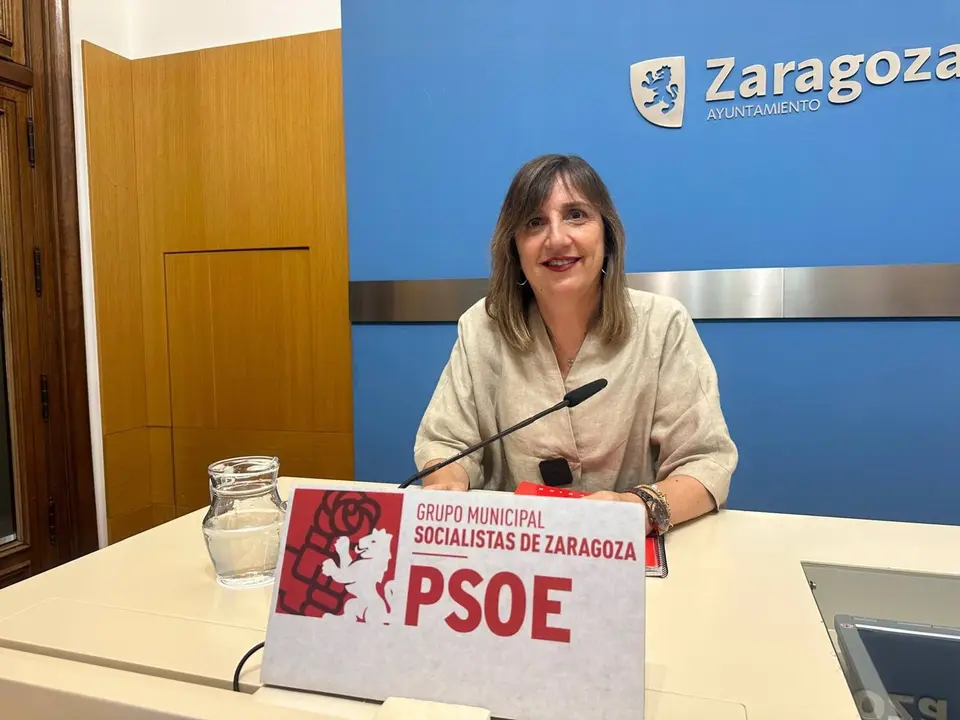 La portavoz del PSOE en el Ayuntamiento de Zaragoza, Lola Ranera