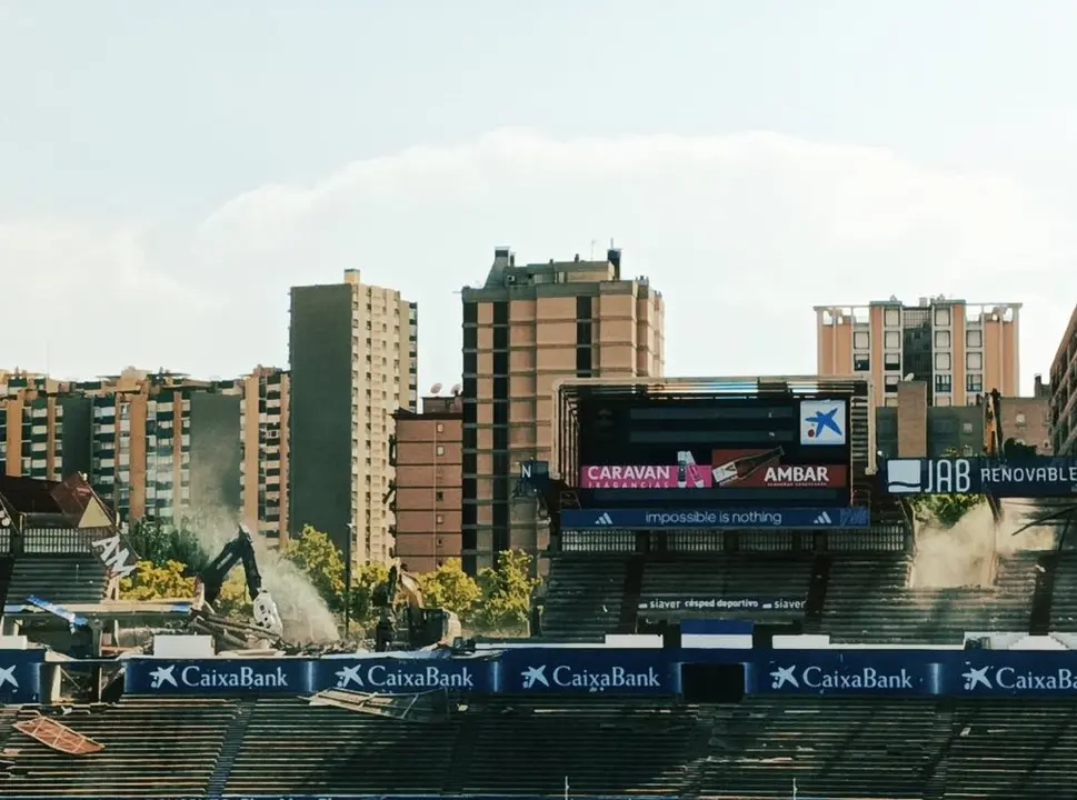Grada de Gol Sur de La Romareda / REAL ZARAGOZA