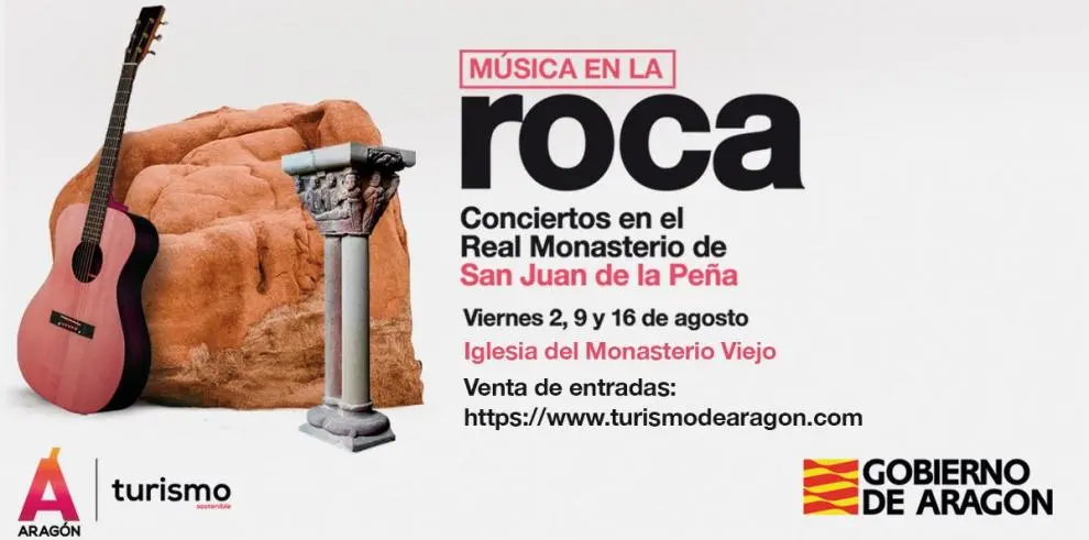 El ciclo 'M&uacute;sica en la roca' programa tres conciertos los viernes de agosto en el Monasterio de San Juan de la Pe&ntilde;a / DGA