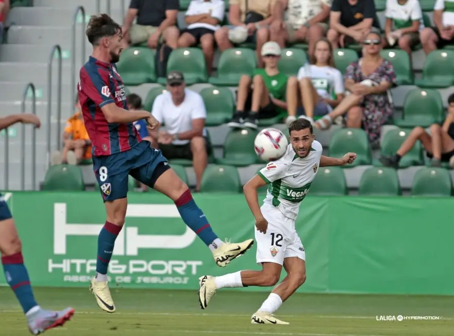 La SD Huesca frente al Elche / LFP