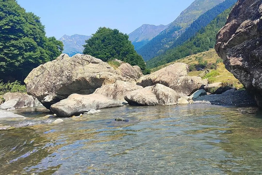 Pozas en el Valle de Ossau.