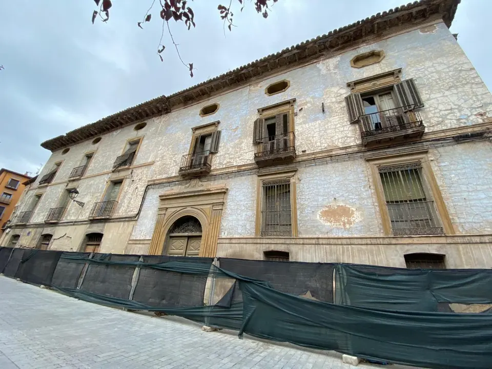 El palacio de Villa Antonia se encuentra en el casco hist&oacute;rico de Calatayud. / AYTO. CALATAYUD