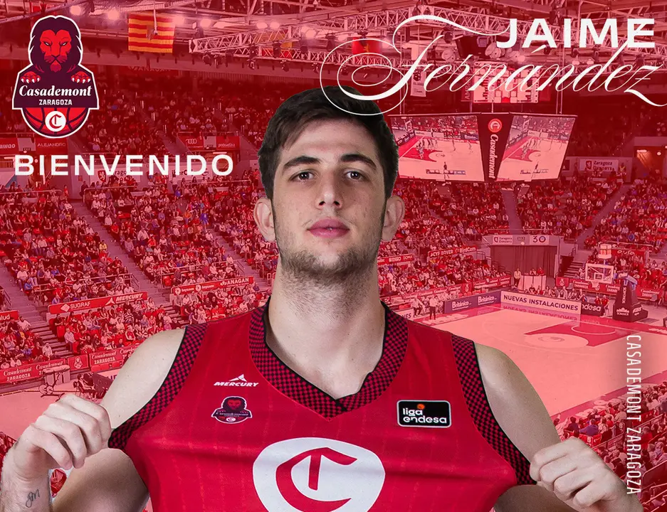 Jaime Fern&aacute;ndez, jugador de Casademont Zaragoza