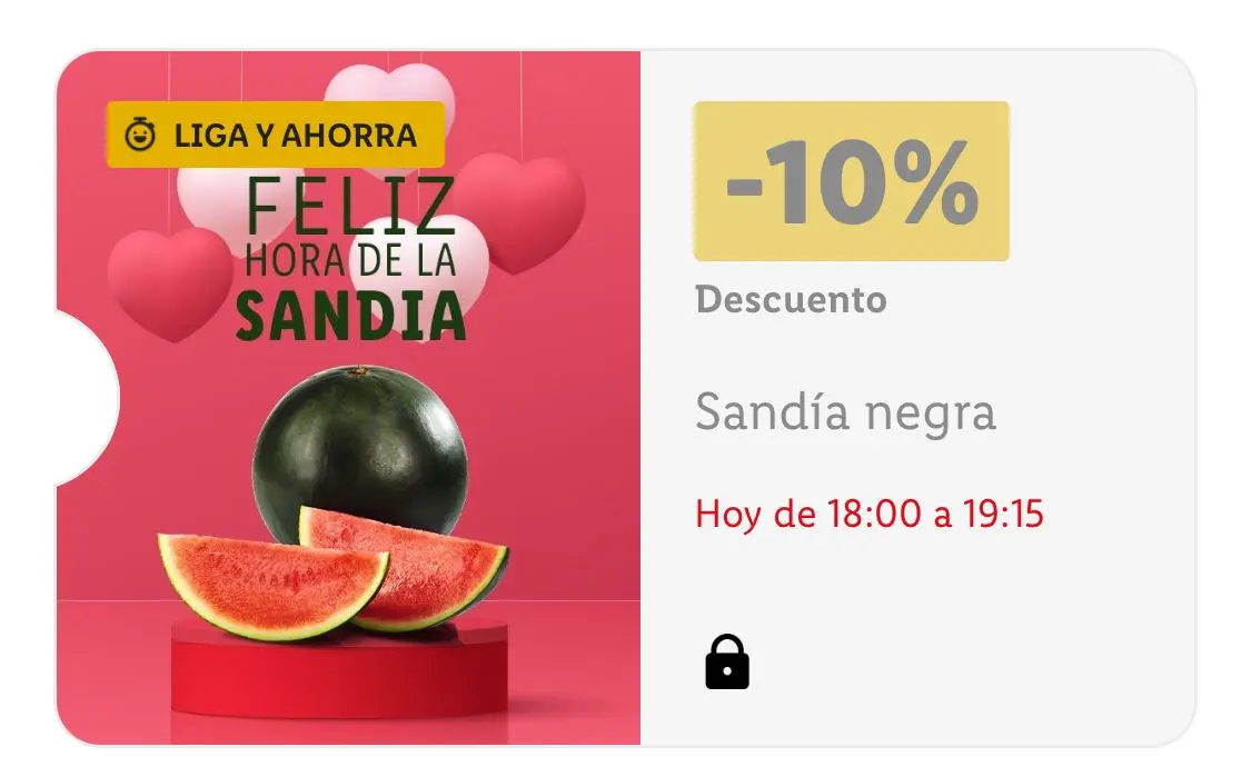 La campa&ntilde;a "Liga y ahorra" de Lidl ofrece un 10% de descuento a los usuarios de la app