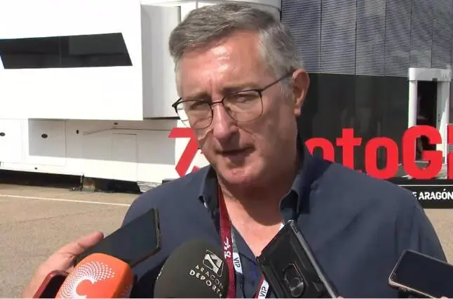 Manuel Blasco, en el Gran Premio de Arag&oacute;n MOTOGP