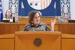 La Exportavoz Del Grupo Parlamentario De Podemos En Las Cortes De Arag&oacute;n, Marta De Santos, En Imagen De Archivo