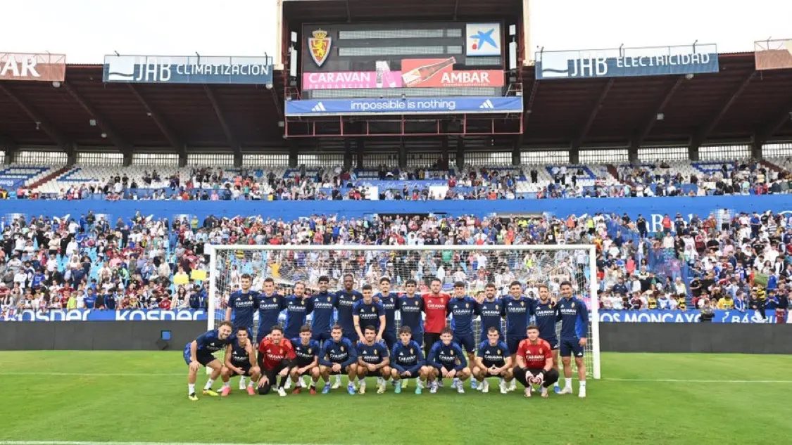 Entrenamiento del Real Zaragoza en La Romareda / REAL ZARAGOZA