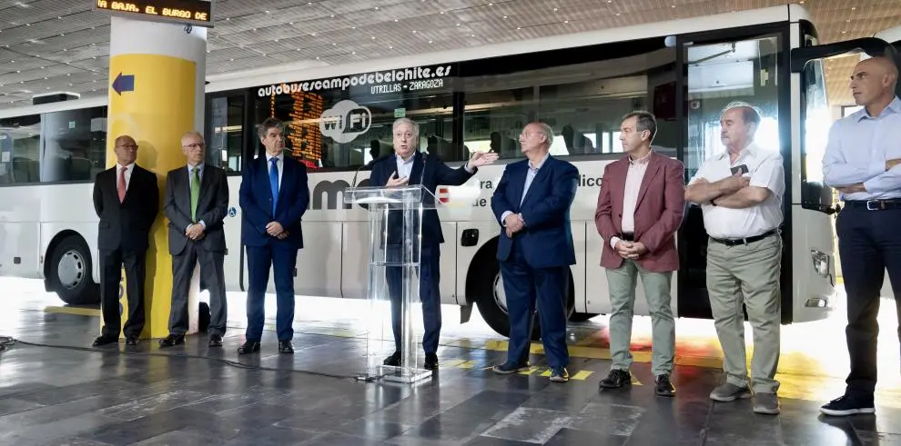 Octavio L&oacute;pez inaugura el nuevo mapa concesional de transporte de viajeros por carretera / DGA