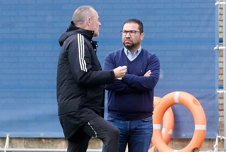 V&iacute;ctor Fern&aacute;ndez y Cordero con el Real Zaragoza / REAL ZARAGOZA