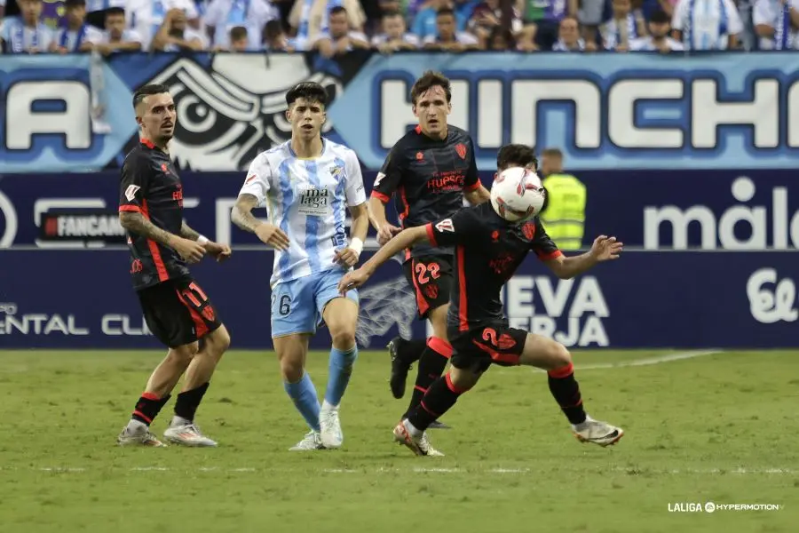 La SD Huesca en M&aacute;laga / LFP