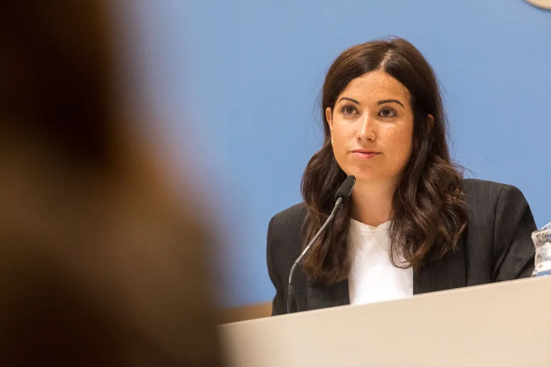 La consejera municipal de Medio Ambiente y Movilidad del Ayuntamiento de Zaragoza, Tatiana Gaudes.