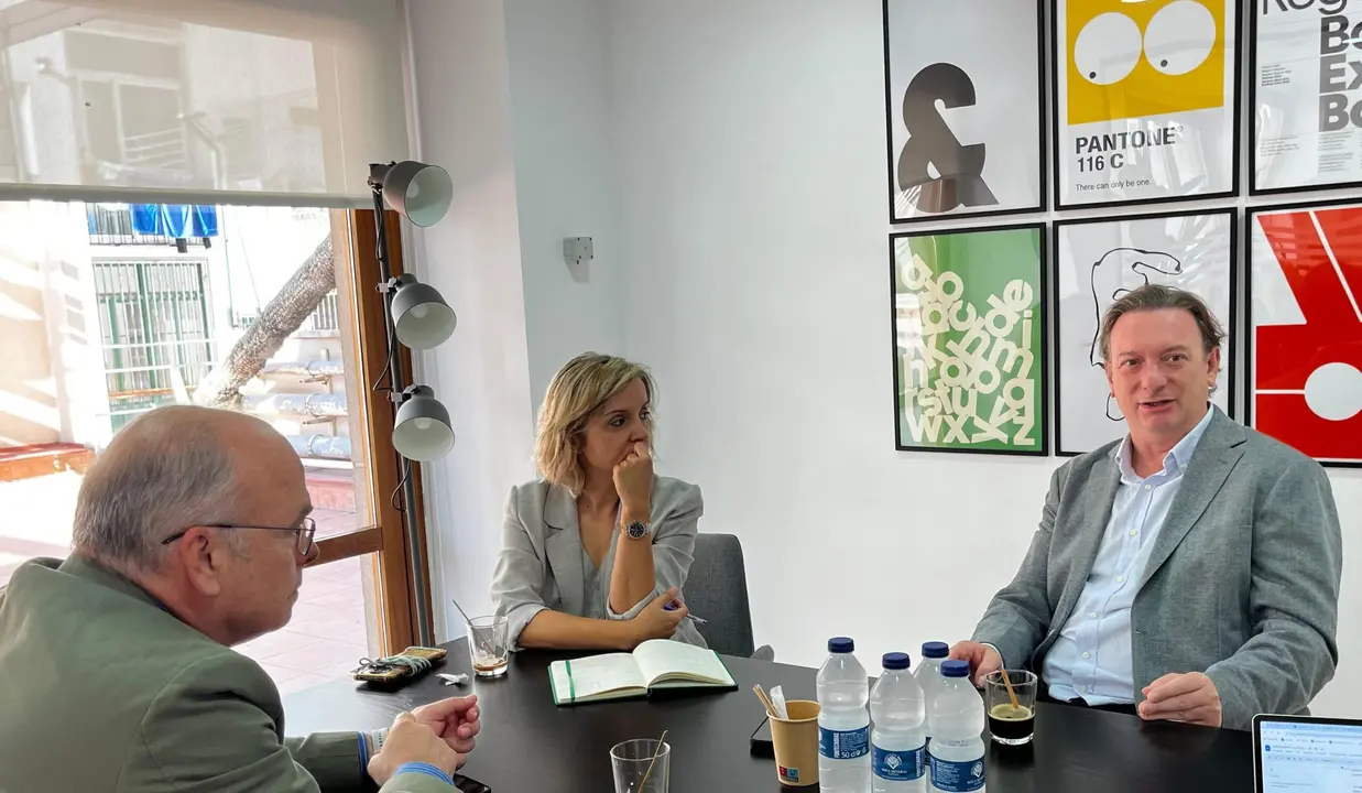 Jaime Armengol (Mobility City), Carmen Bartolom&eacute; (Circe) y &Aacute;ngel Gil (ALIA)