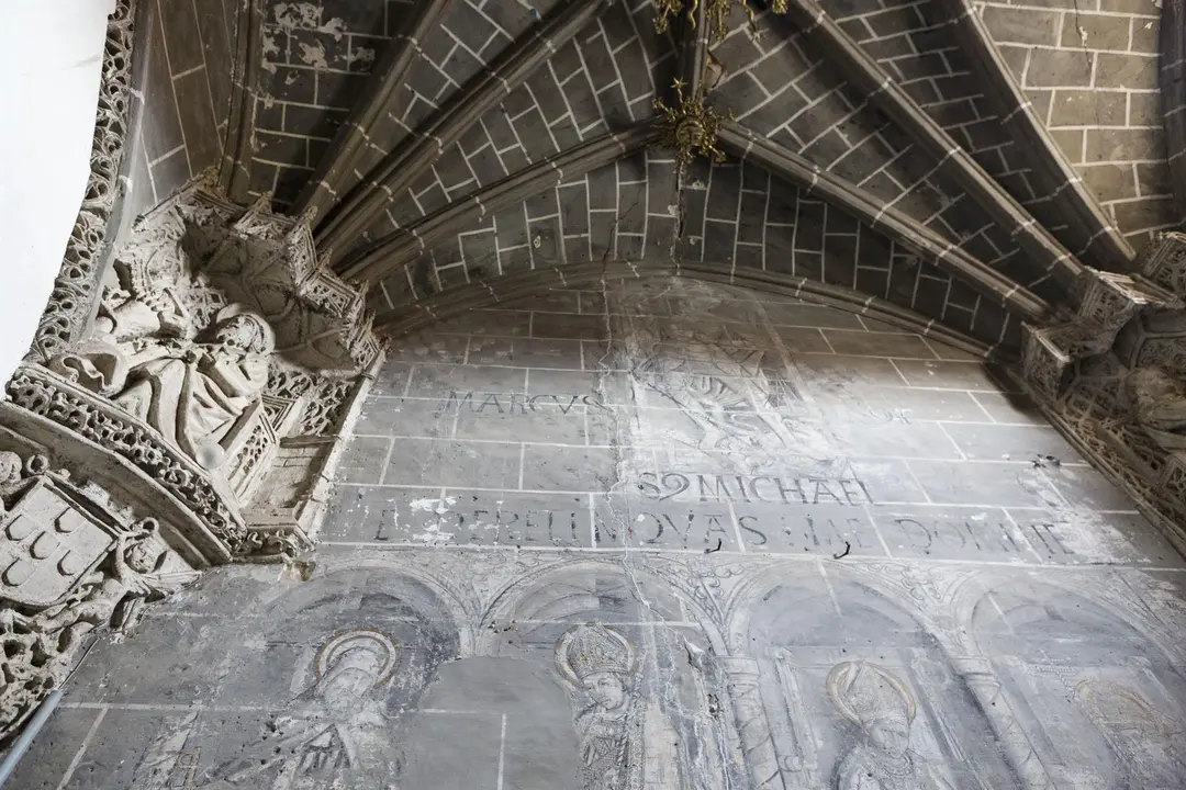 Capilla por restaurar en la catedral de Tarazona. / E.P.