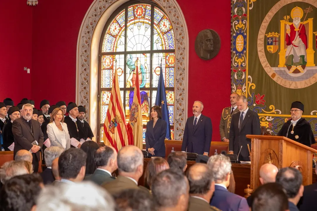 Inauguraci&oacute;n oficial del curso 2024-2025 de la Universidad espa&ntilde;ola.
