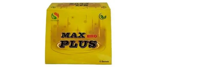 Prohibici&oacute;n de comercializaci&oacute;n y retirada del mercado del complemento alimenticio &lsquo;Max Ero Plus&rsquo;.