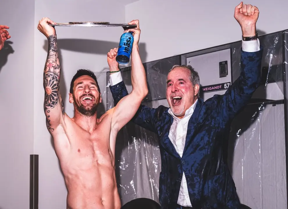 Jorge Mas y Leo Messi / INTER MIAMI