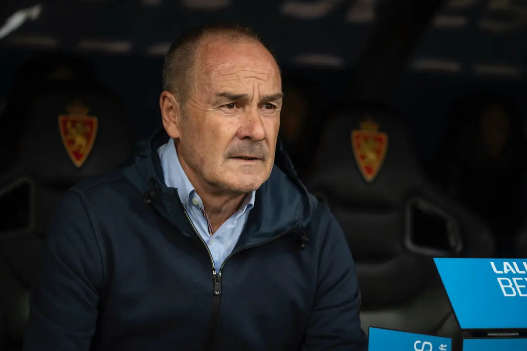 V&iacute;ctor Fern&aacute;ndez con el Real Zaragoza / MARCOS CEBRI&Aacute;N