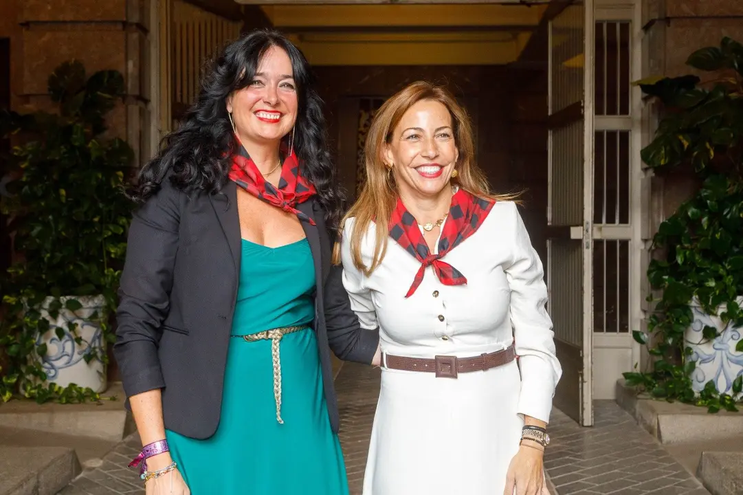 Las alcaldesas de Zaragoza y Huesca, Natalia Chueca y Lorena Orduna.