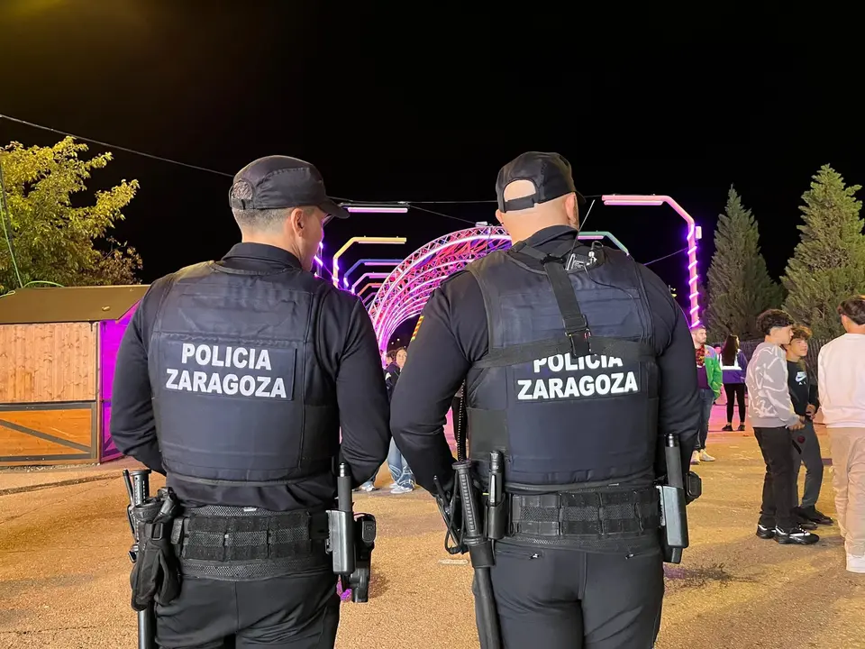 Unidad de Apoyo Operativo de la Polic&iacute;a Local de Zaragoza (UAPO) en el Recinto Ferial de Valdespartera / Cecilia Policart