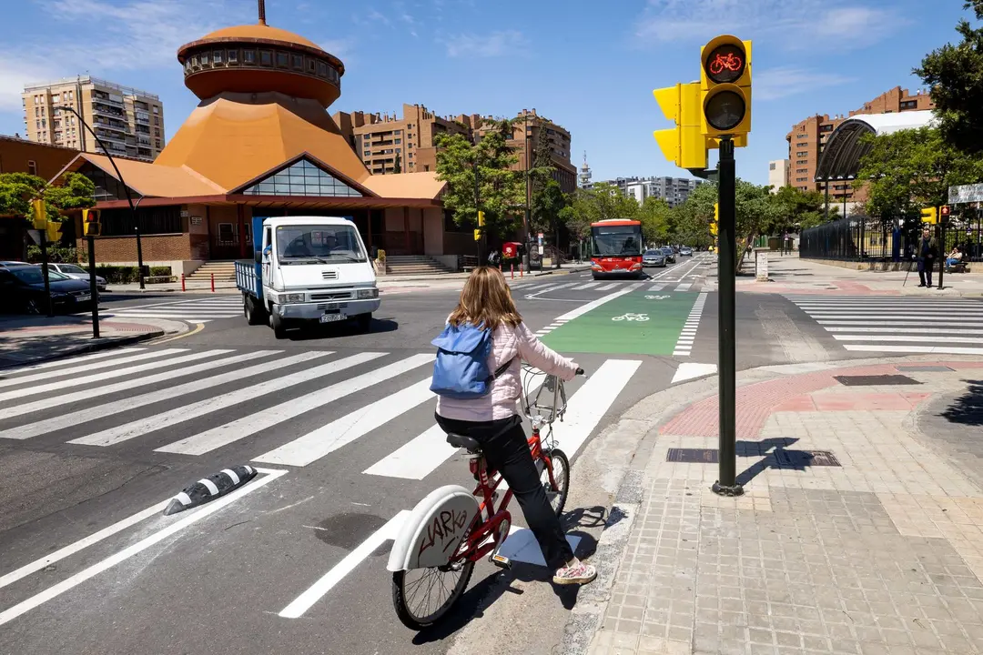 Carril bici. FOTO Ayuntamiento de Zaragoza
