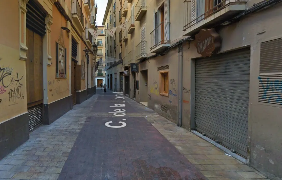 Calle de la Libertad en El Tubo de Zaragoza.