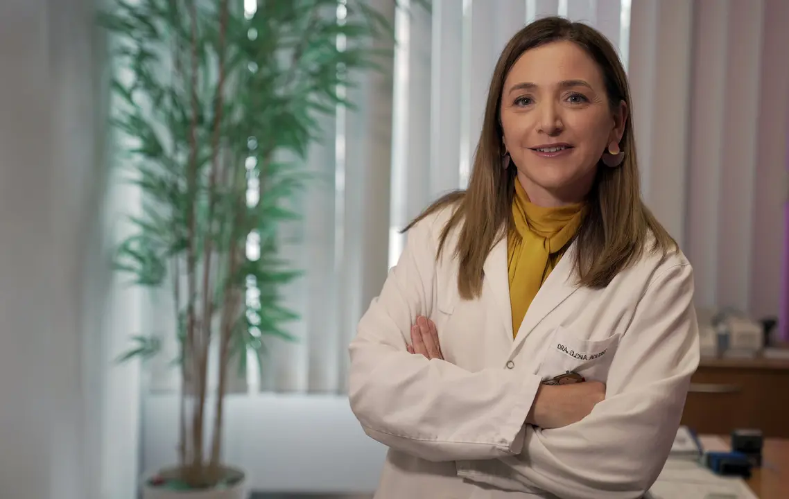La doctora Elena Aguirre, directora del Instituto Oncol&oacute;gico Quir&oacute;nsalud Zaragoza.