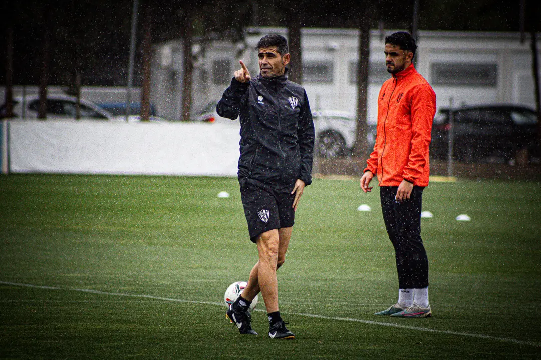 Antonio Hidalgo con la SD Huesca / SD HUESCA