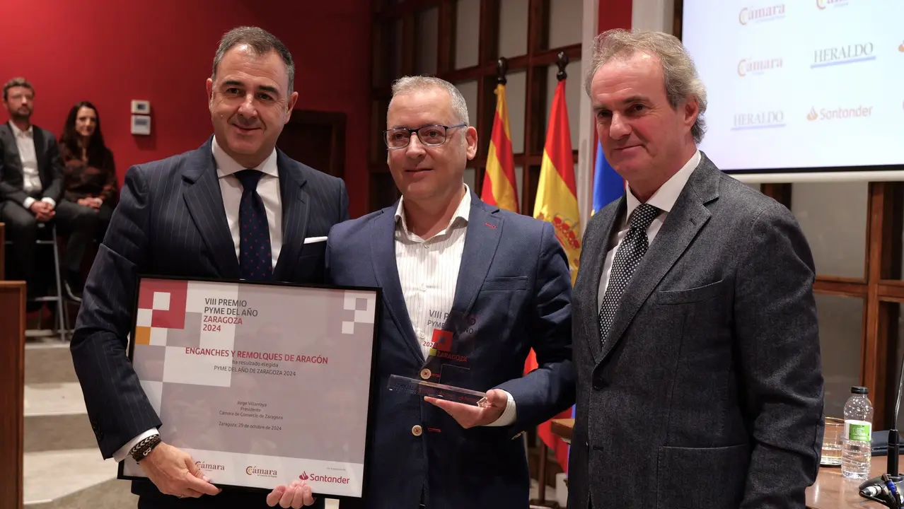 Enganches Arag&oacute;n, premio Pyme del a&ntilde;o / C&aacute;mara de Zaragoza