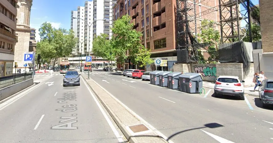 Avenida C&eacute;sar Augusto de Zaragoza.