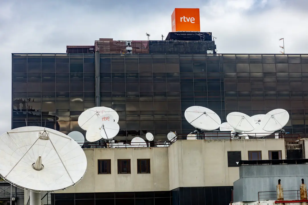 Fachada de la sede de RTVE