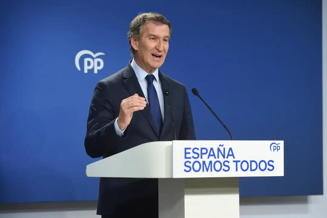 El l&iacute;der de los populares, Alberto N&uacute;&ntilde;ez Feij&oacute;o, propone un plan para ayudar a los afectados por la DANA