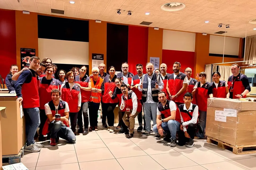 La campa&ntilde;a de recogida de material para los afectados por la DANA alcanza las 300 toneladas / Ayuntamiento de Zaragoza