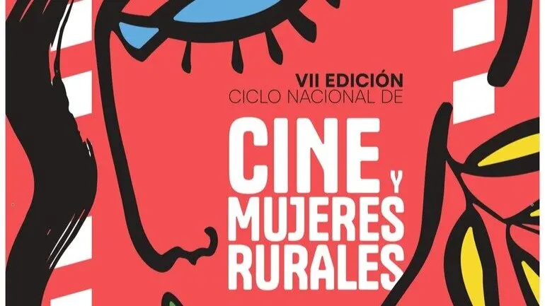 Cartel del Ciclo de Cine y Mujeres Rurales que pasa por Calanda. / HA