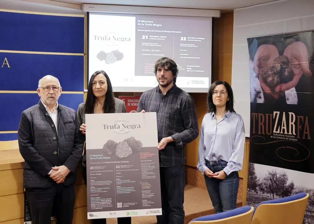 Presentaci&oacute;n de la programaci&oacute;n de las Jornadas de la Trufa Negra en Zaragoza