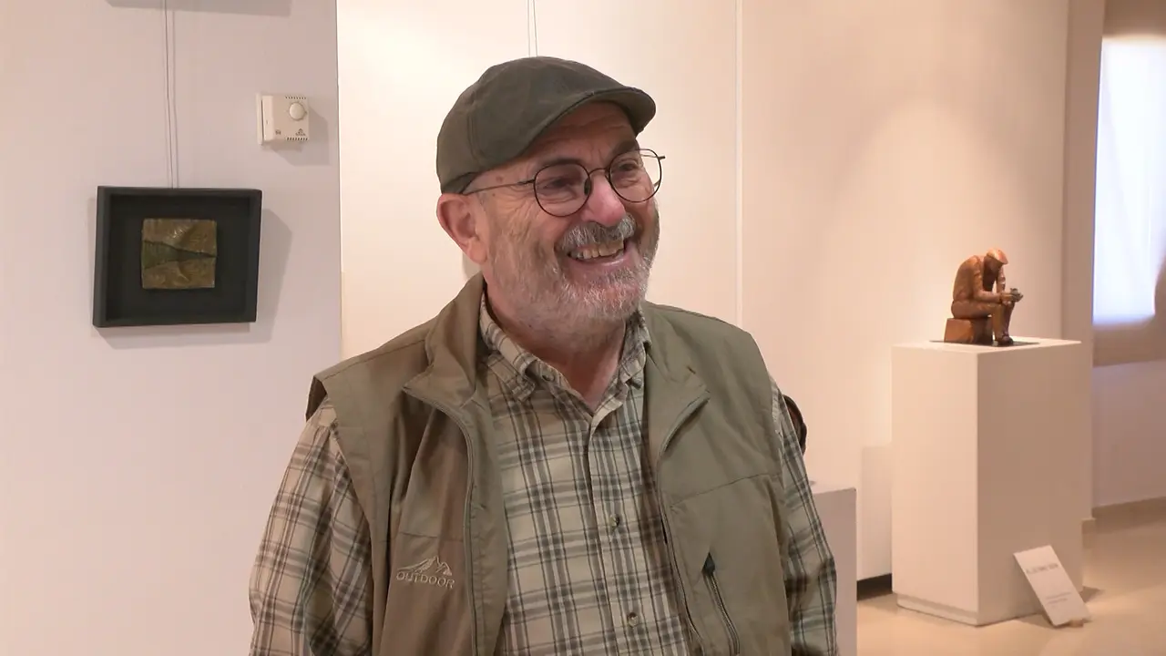 Luis L&oacute;pez G&oacute;mez es un escultor afincado en Mallorca pero nacido en Calamocha. / AYTO. CALAMOCHA