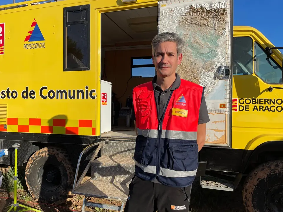 Jorge Crespo, coordinador jefe de los efectivos en los siete sectores de Catarroja