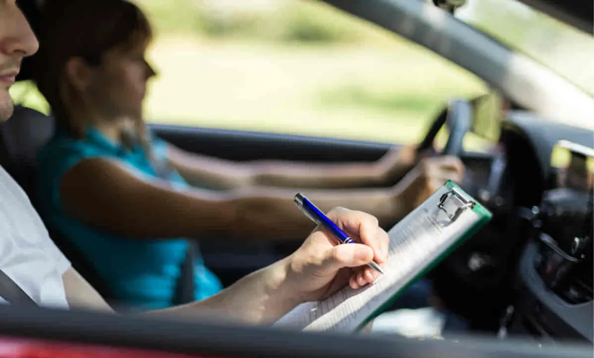 Examen pr&aacute;ctico de conducir.