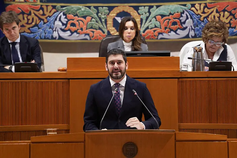 El portavoz de Voz en las Cortes, Alejandro Nolasco