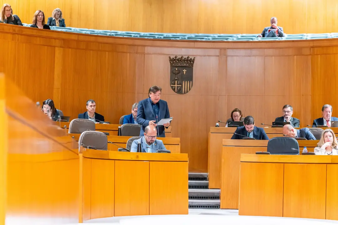 Intervenci&oacute;n del portavoz de Teruel Existe, Tom&aacute;s Guitarte, en la sesi&oacute;n de control al Gobierno
