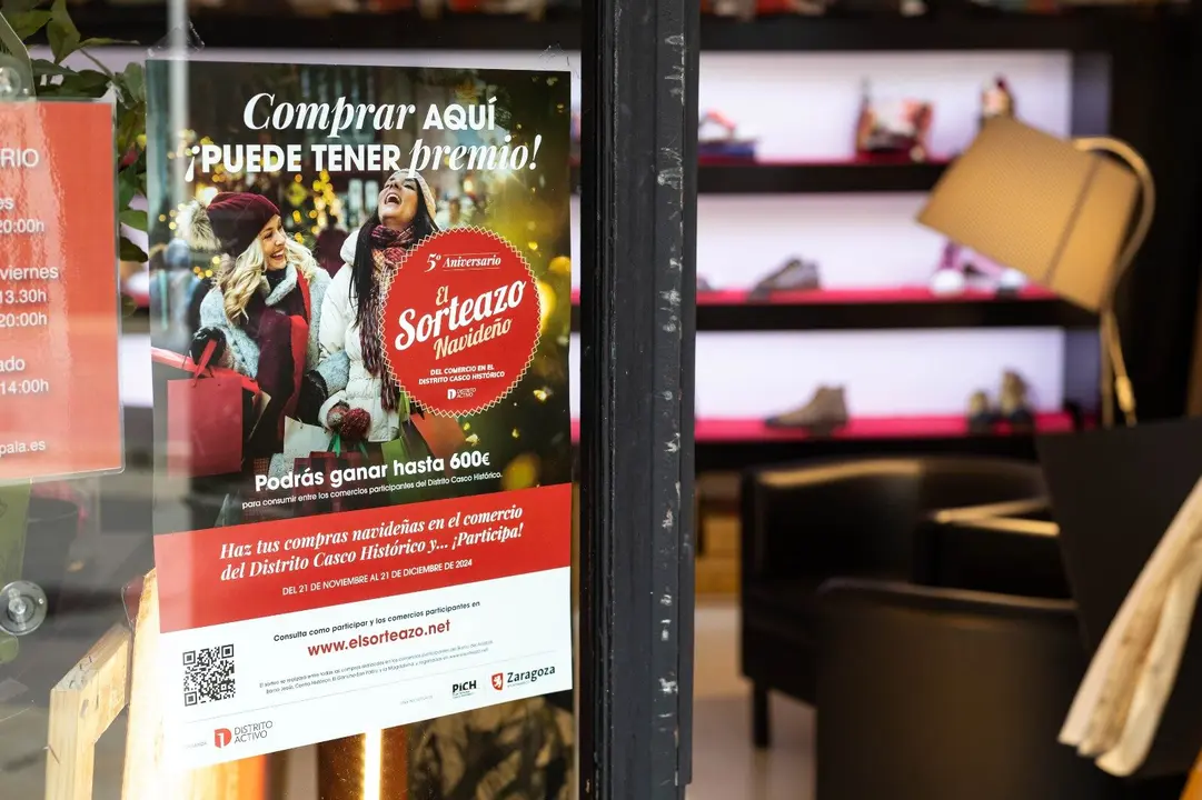 Iniciativa Sorteazo navide&ntilde;o para favorecer las compras en el comercio de proximidad del Casco Hist&oacute;rico.