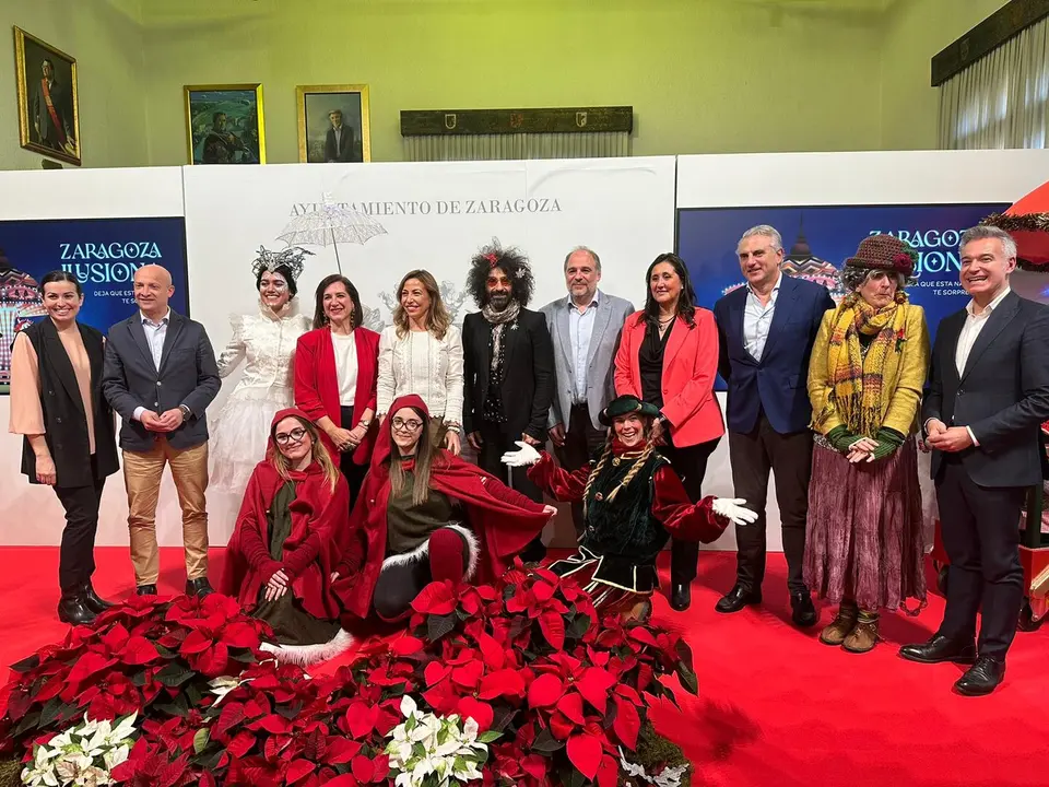 Presentaci&oacute;n de la Navidad en el Ayuntamiento de Zaragoza. HA