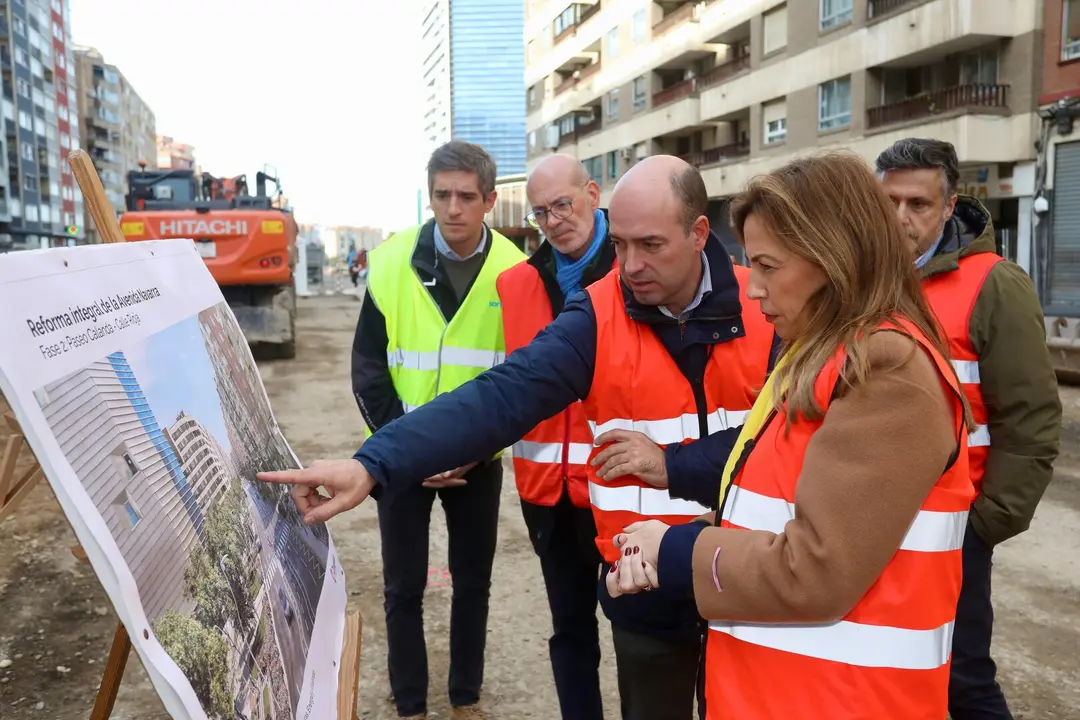 La Avenida Navarra cumple su primer mes de obras.