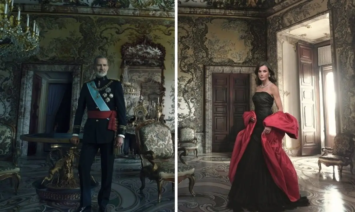 Retratos del Rey Felipe VI y la Reina Letizia realizados por la fot&oacute;grafa estadounidense Annie Leibovitz. ANNIE LEIBOVITZ/BANCO DE ESPA&Ntilde;A