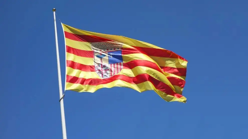 Bandera de Arag&oacute;n.