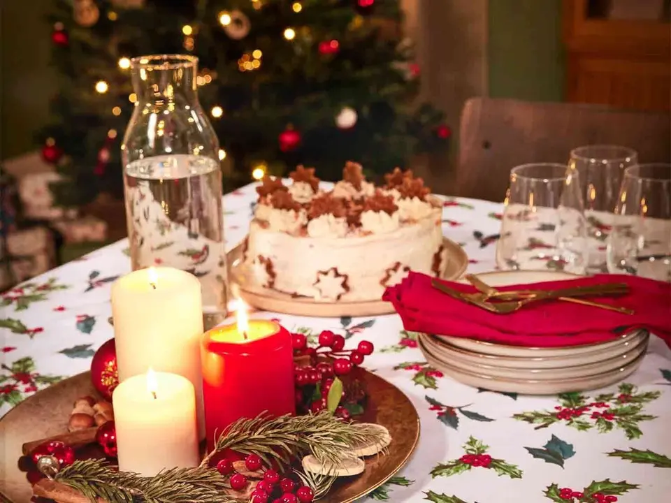 Mantel navide&ntilde;o / Lidl