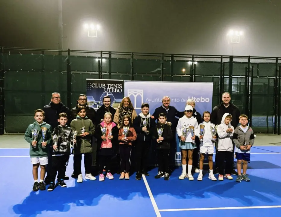 Inauguraci&oacute;n de las pistas de tenis de Utebo, reci&eacute;n reformadas. / HA