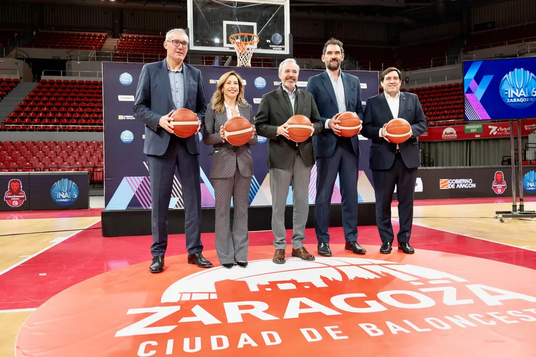 Anuncio oficial de Zaragoza como sede de la final de la Euroliga femenina de baloncesto