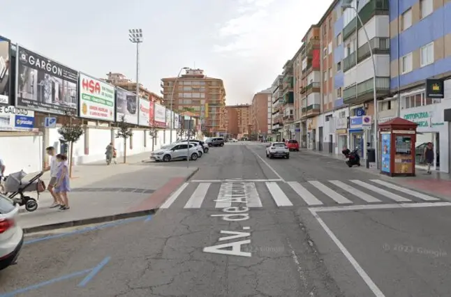 Paso de cebra donde falleci&oacute; la mujer_ Google Stree View